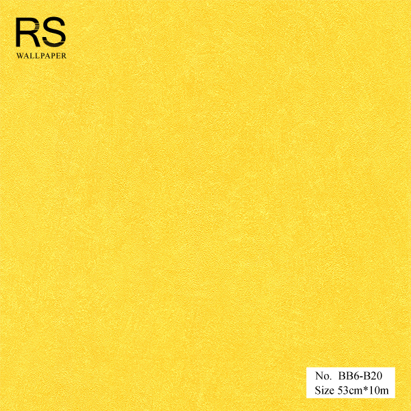 วอลเปเปอร์ สีเหลือง No.BB6-B20