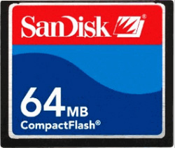 Sandisk CF Card 64Mb 20X