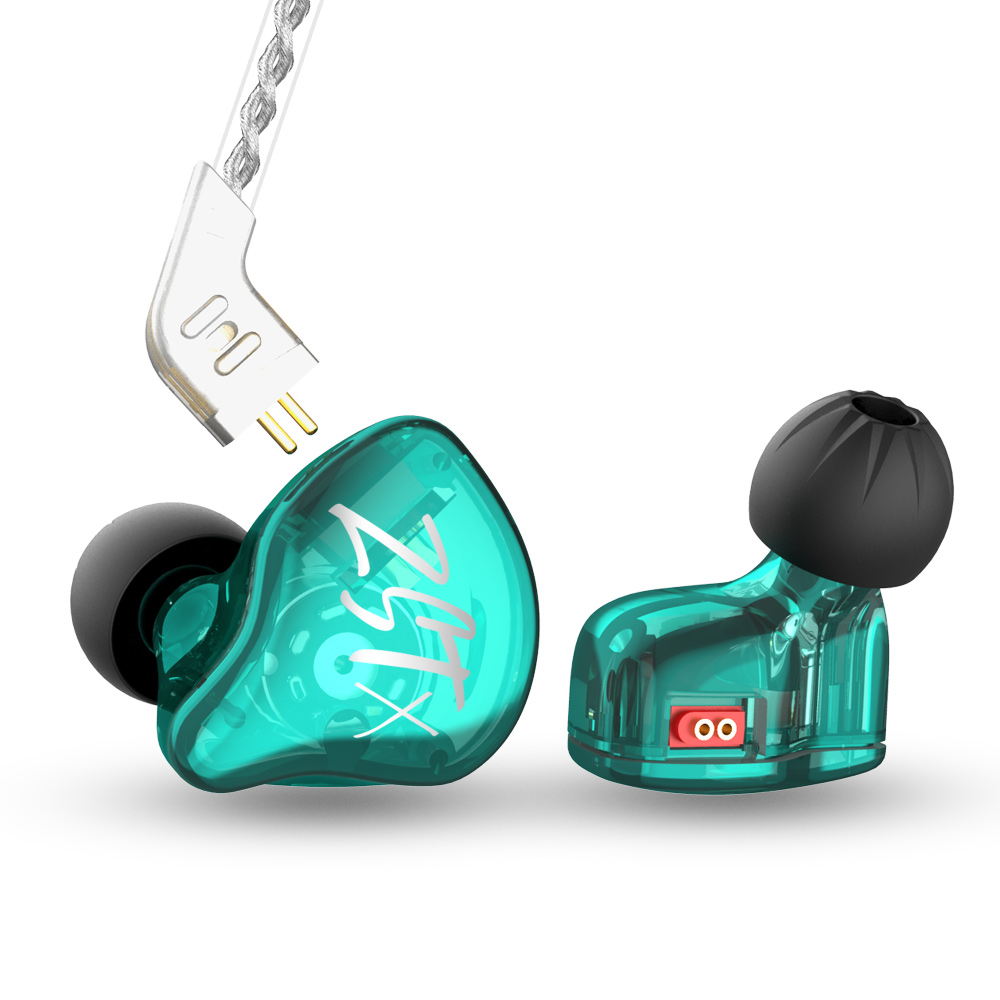 ขาย KZ ZST X หูฟัง 2 ไดร์เวอร์ 1DD+1BA สายชุบเงินถัก100แกน