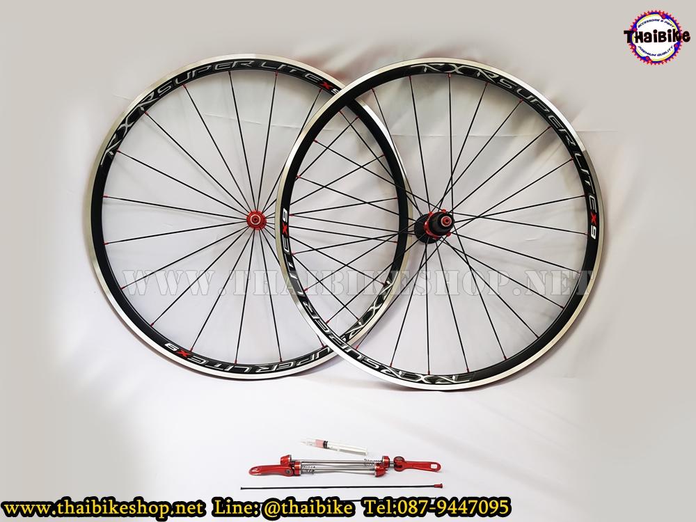 ล้อเสือหมอบ 700 C ยีห้อ RXR รุ่น SUPERLITE X9 ล้อรถจักรยาน แบริ่ง