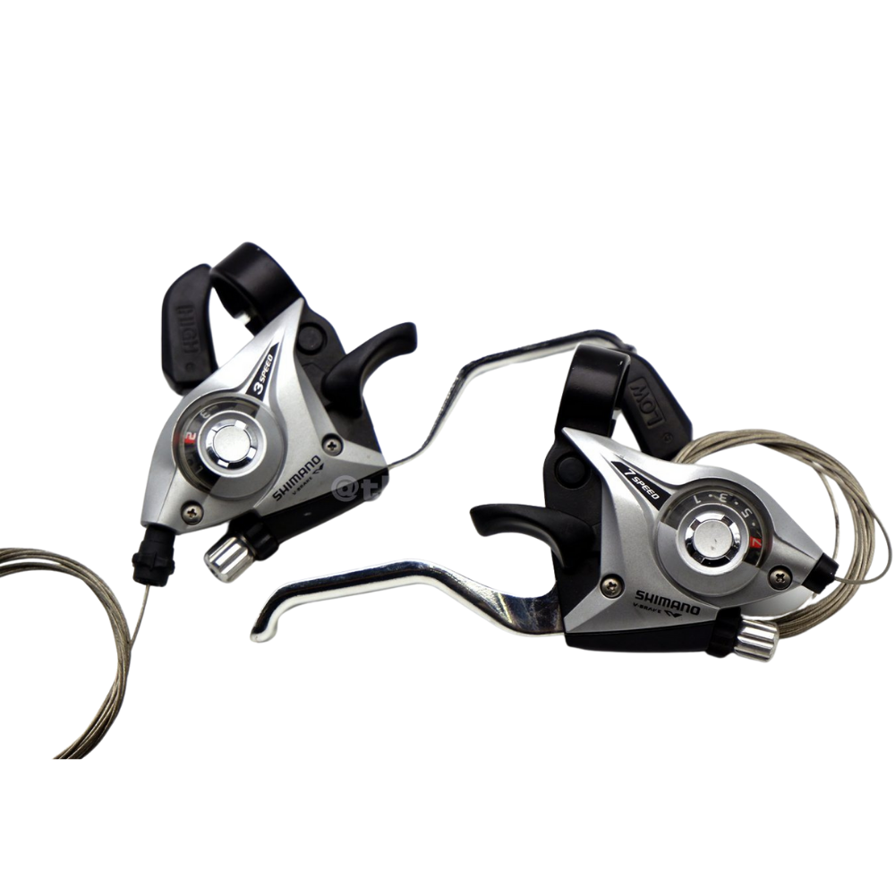มือเกียร์รวมเบรคจักรยาน SHIMANO ST-EF51-7 3X7SPD