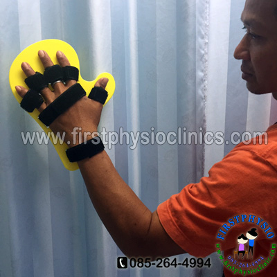 อุปกรณ์ดามกันนิ้วมืองอ /อุปกรณ์กายภาพนิ้ว/อุปกรณ์เหยียดนิ้วมือ/พลาสติกดามข้อมือ/palmar correction splint