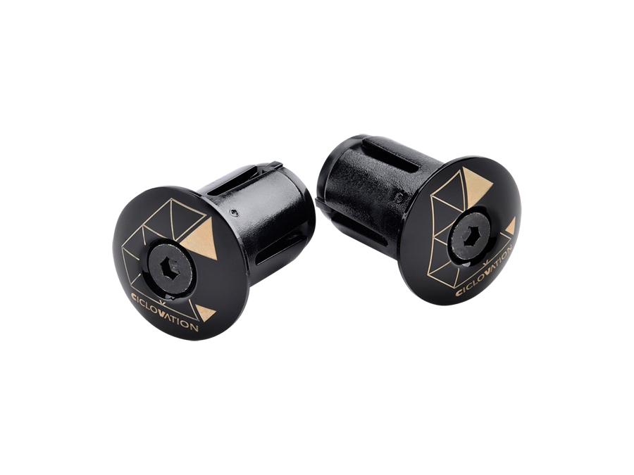 ฝาปิดปลายแฮนด์จักรยาน ciclovation Lock-in Bar End Plug - Black