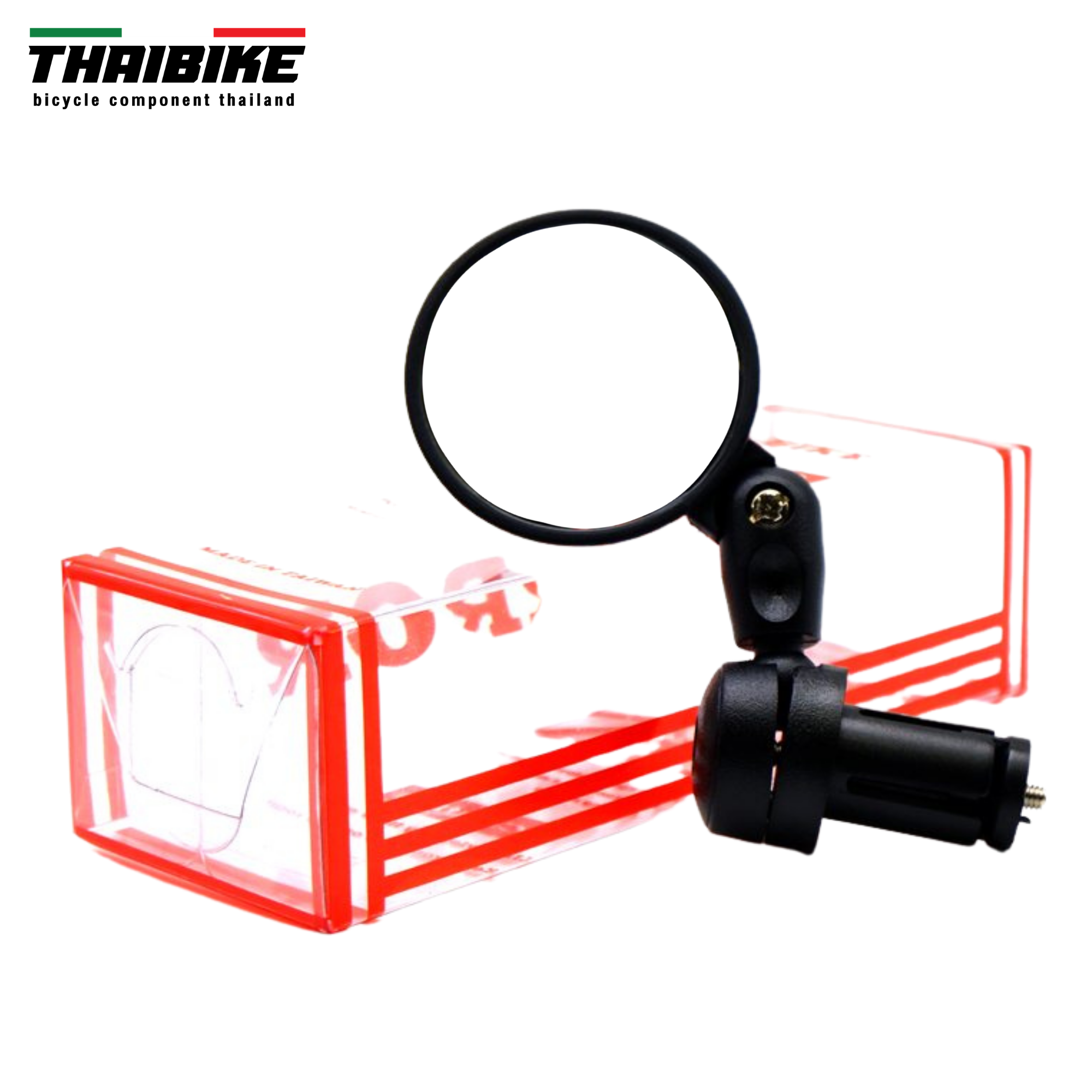 กระจกจักรยาน 3D-BIKE MINI แบบเสียบ กระจกนูน ติดได้ทั้งซ้ายและขวา