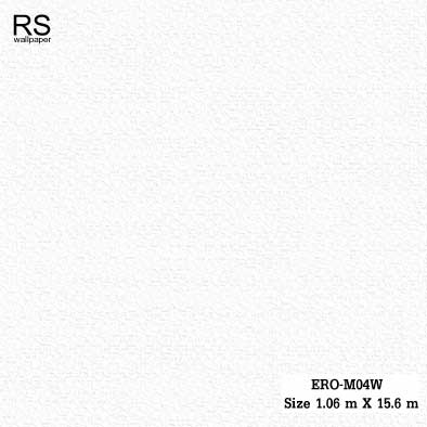 วอลเปเปอร์ ลายผ้าสีขาว งาช้าง มีกลิตเตอร์ ERO-M04W