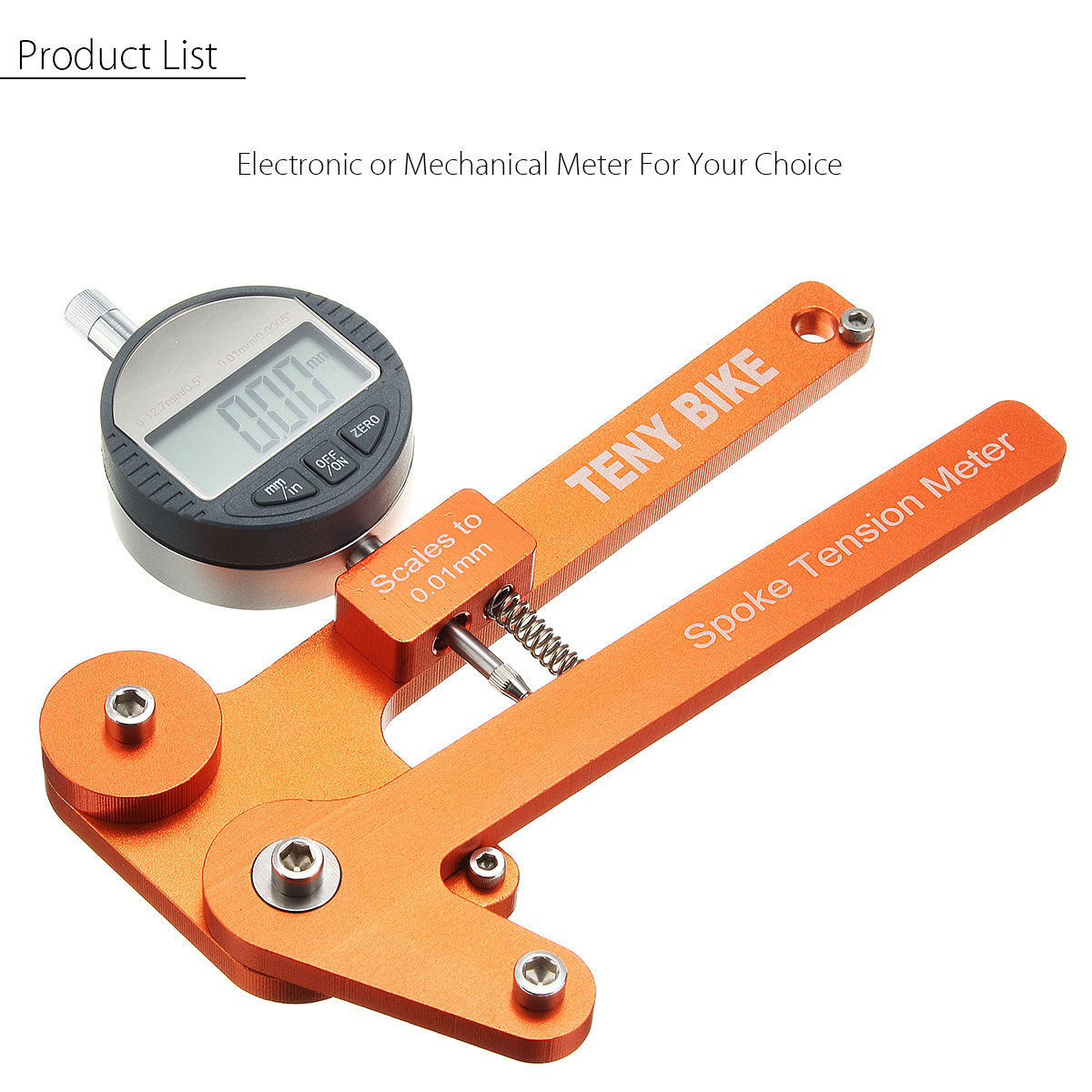 เครื่องมือวัดตึงซี่จักรยานแบบดิจิตอล ยี่ห้อ TENY