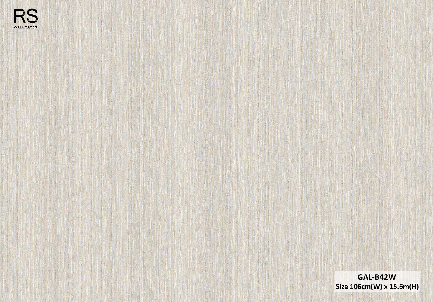วอลเปเปอร์สีน้ำตาลปนเส้นสีเงิน GAL-B42W