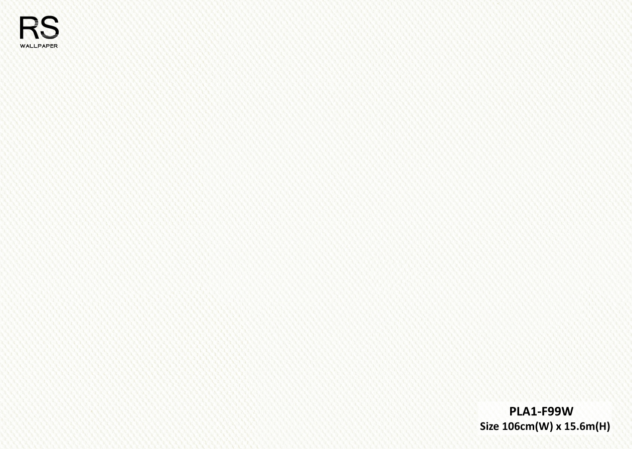วอลเปเปอร์ สีขาวครีม PLA1-F99W