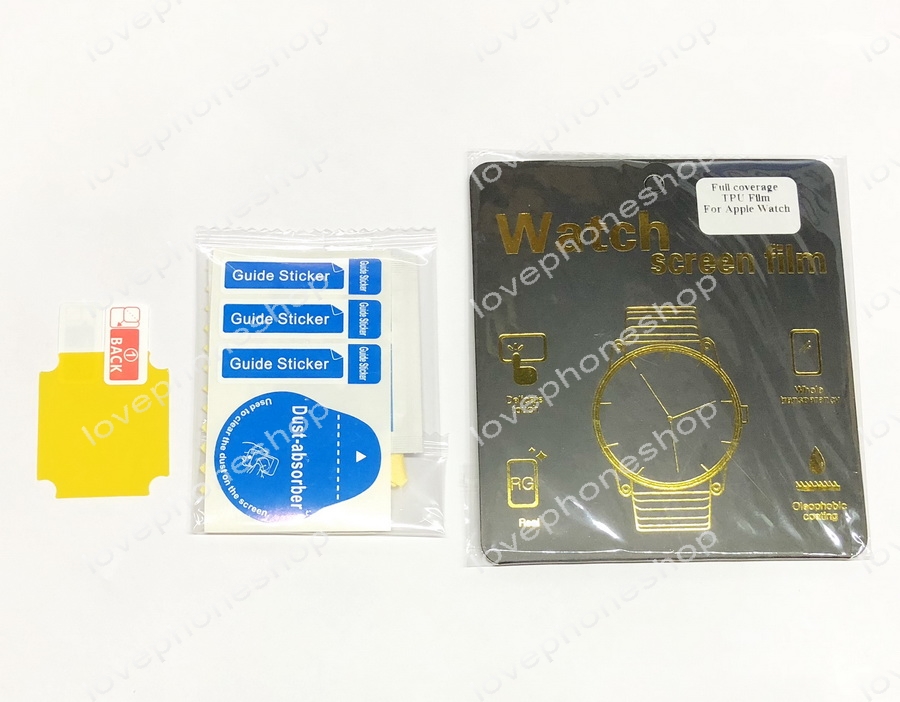 ถูกที่สุด ของแท้ ฟิล์มกันรอยTPU (เต็มหน้าจอ) สำหรับ Apple Watch 38mm. (รองรับ Series1/2/3) ส่งฟรี!!!