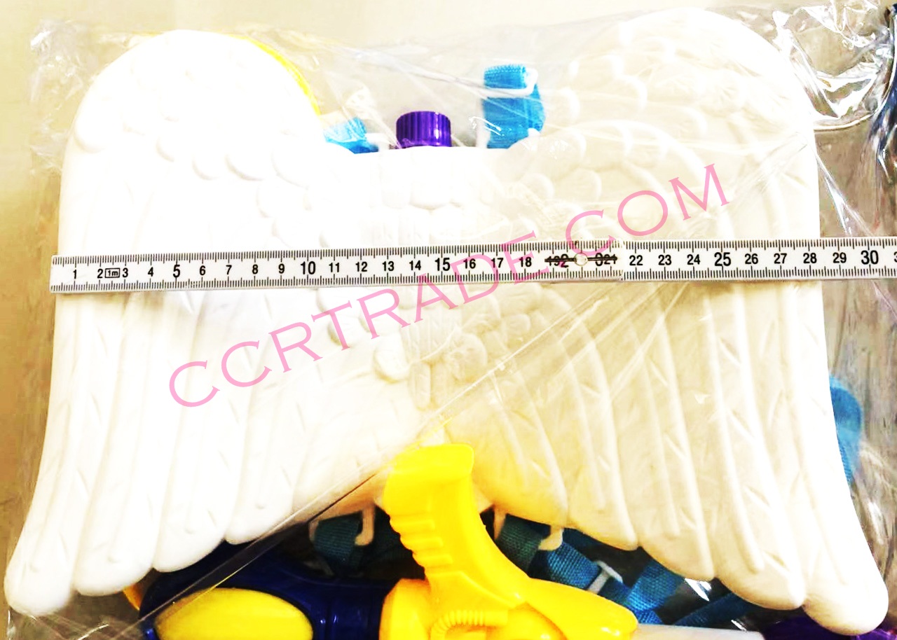 เป้ฉีดน้ำปีกนางฟ้าห่วงแองเจิ้ล+ปืนปั้มลม 23x33 ซม.(1x2)