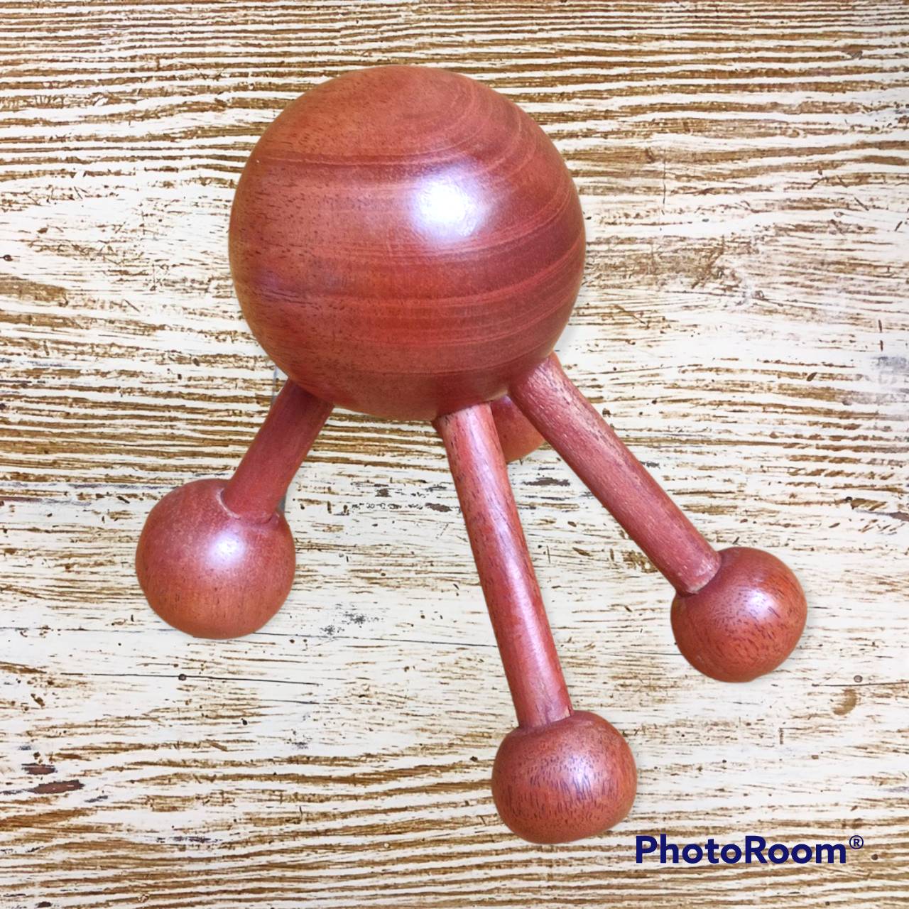 ไม้นวดแมงมุม 4 ขา ไม้แดง