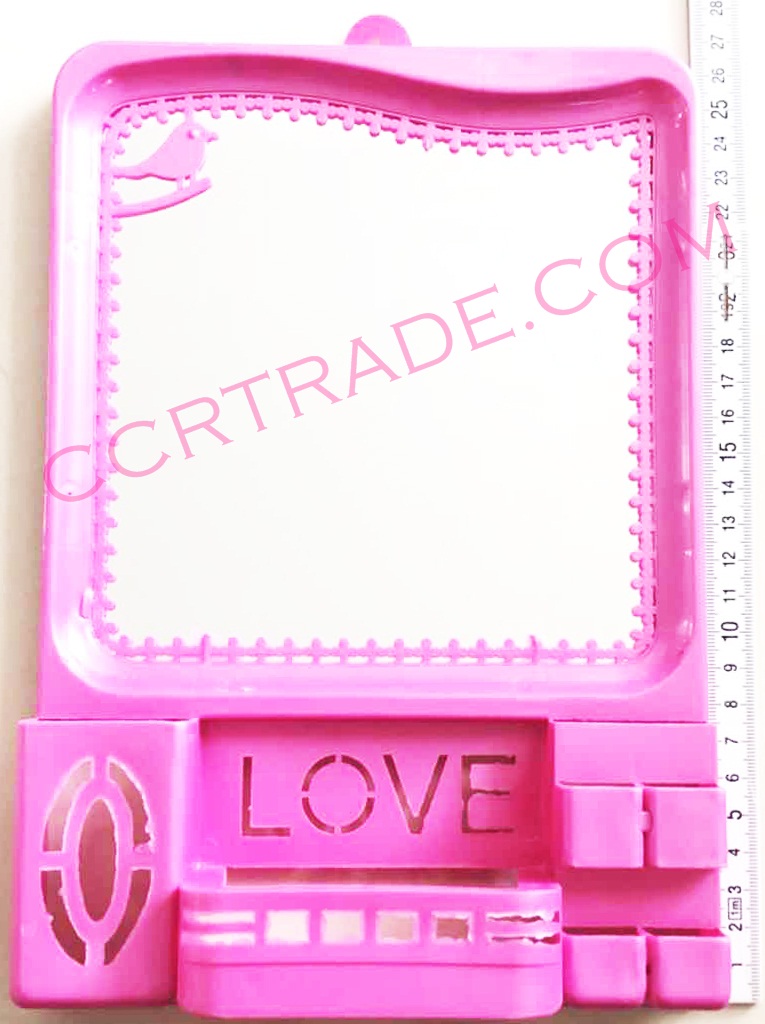 กระจกแขวน LOVE+ที่ใส่จัมโบ้ 18x27.5 ซม.