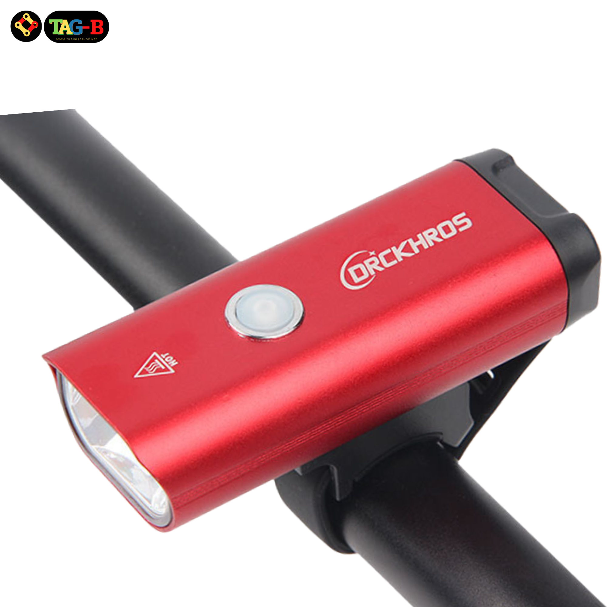 ไฟหน้าจักรยานเสือหมอบ เสือภูเขาแบบสายรัด DRCKHROS T6 จักรยาน