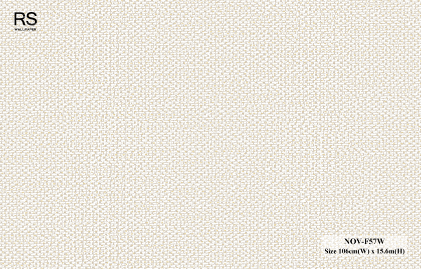 วอลเปเปอร์สีพื้นครีม NOV-F57W