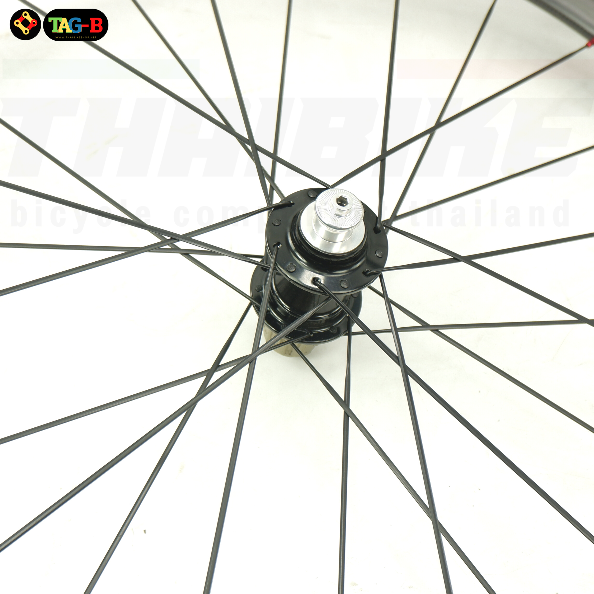 ล้อจักรยานเสือหมอบคาร์บอน ขนาด 700C ขอบฮาล์ฟ ล้อคาร์บอน ยางฮาล์ฟ