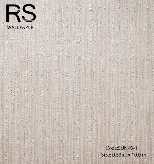 วอลเปเปอร์ลายเส้นโทนสีมุกอมเทา SUN-K41