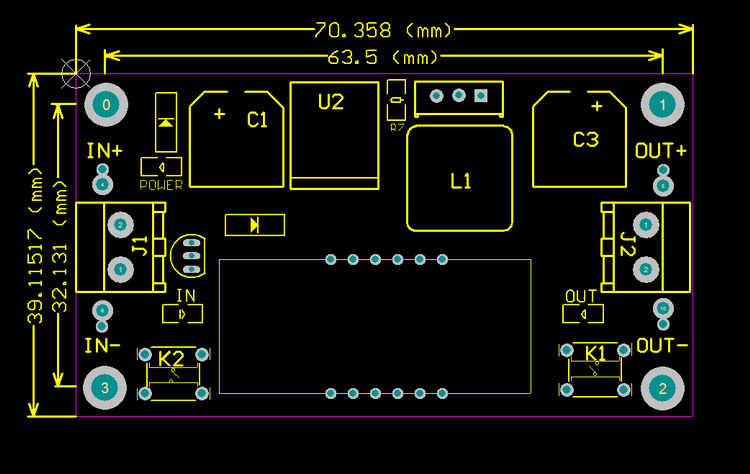 Step-Down LM2596S built-in Voltmeter [4-40V to 1.2-37V] 2A 20W