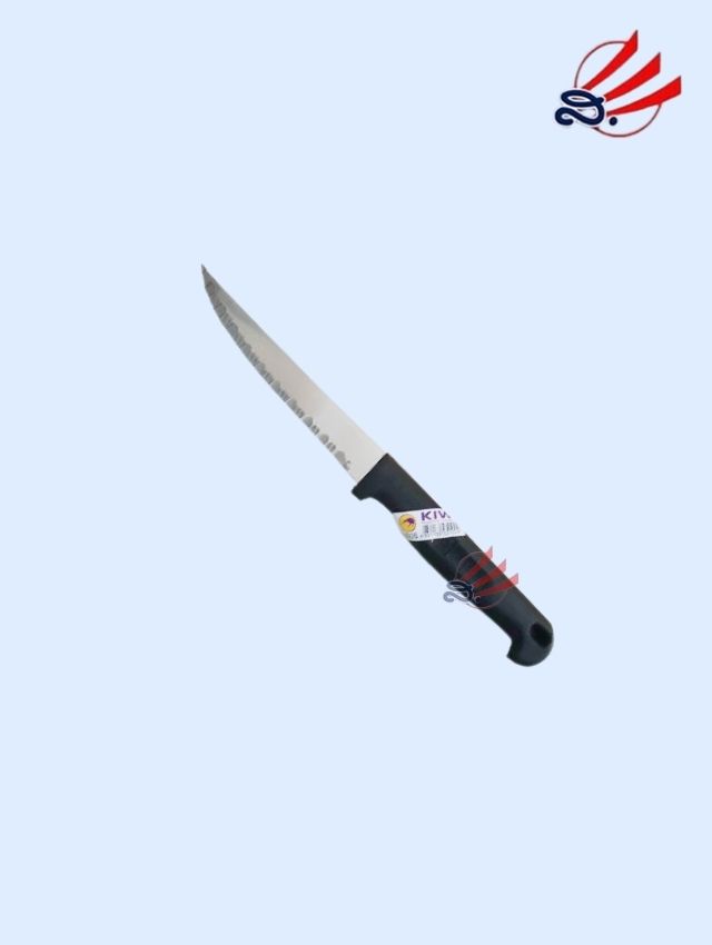 มีดหั่นสเต็กสแตนเลส ด้ามพลาสติก กีวี KIWI 155DS ขนาด 4.5 นิ้ว