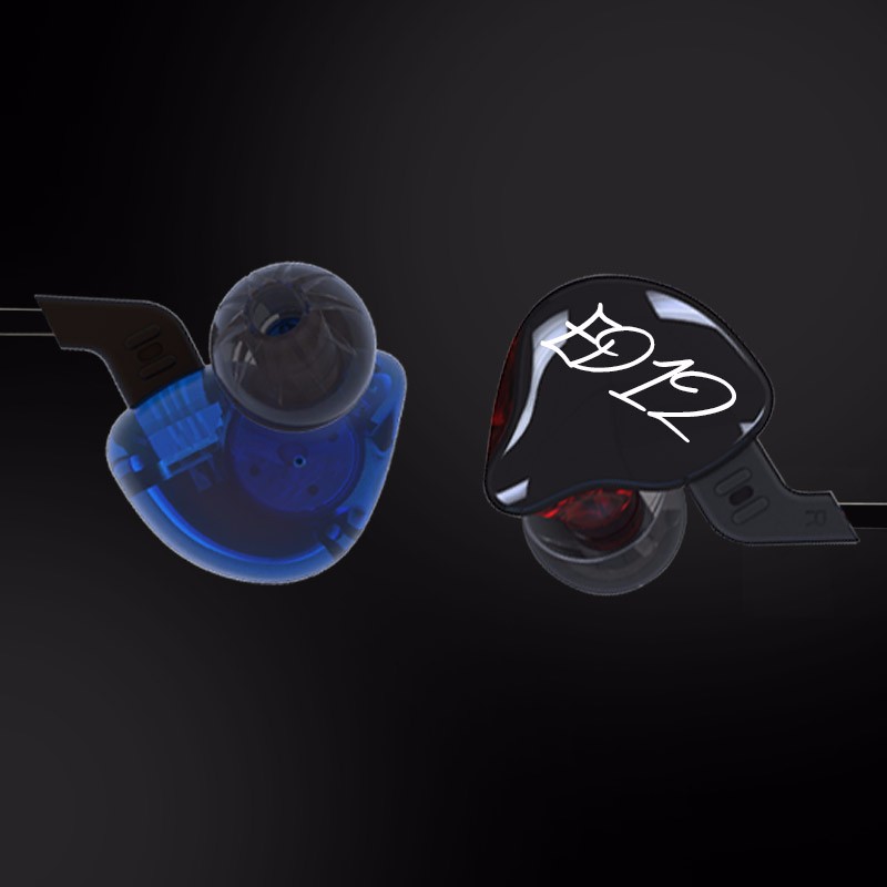 ขาย KZ ED12 หูฟังแบบ Sport ถอดสายได้ รูปทรง 3 มิติ เบสลึก เสียงคมชัดทุกย่าน