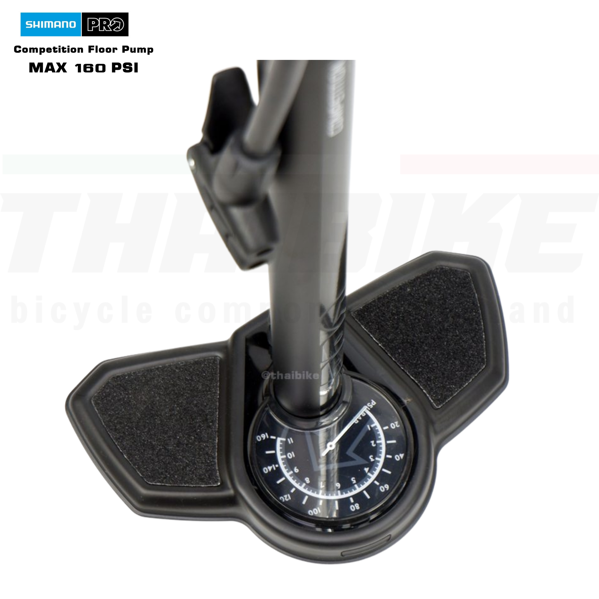 สูบจักรยานแบบตั้งพื้น SHIMANO PRO สูบลมตั้งพื้นรุ่น Competition