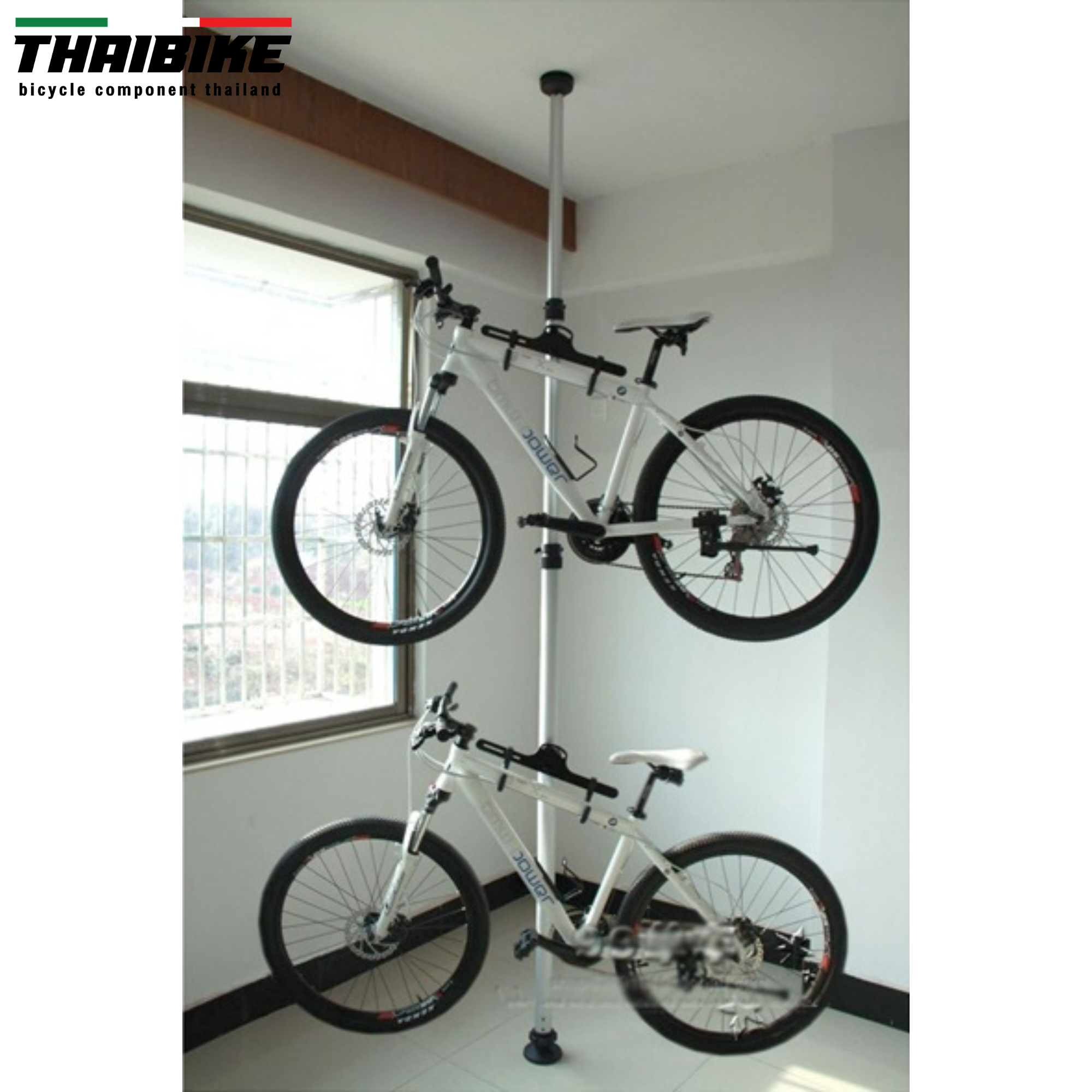 ขาตั้งโชว์จักรยาน แบบสองคัน ขาแขวนจักรยาน พร้อมที่ยึด SUPER B/THAIBIKE