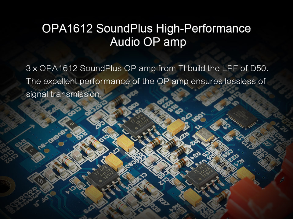 ขาย TOPPING D50 DAC ตั้งโต้ะระดับ Hi-Res รองรับ DSD512 , iOS , Android , Windows , MAC