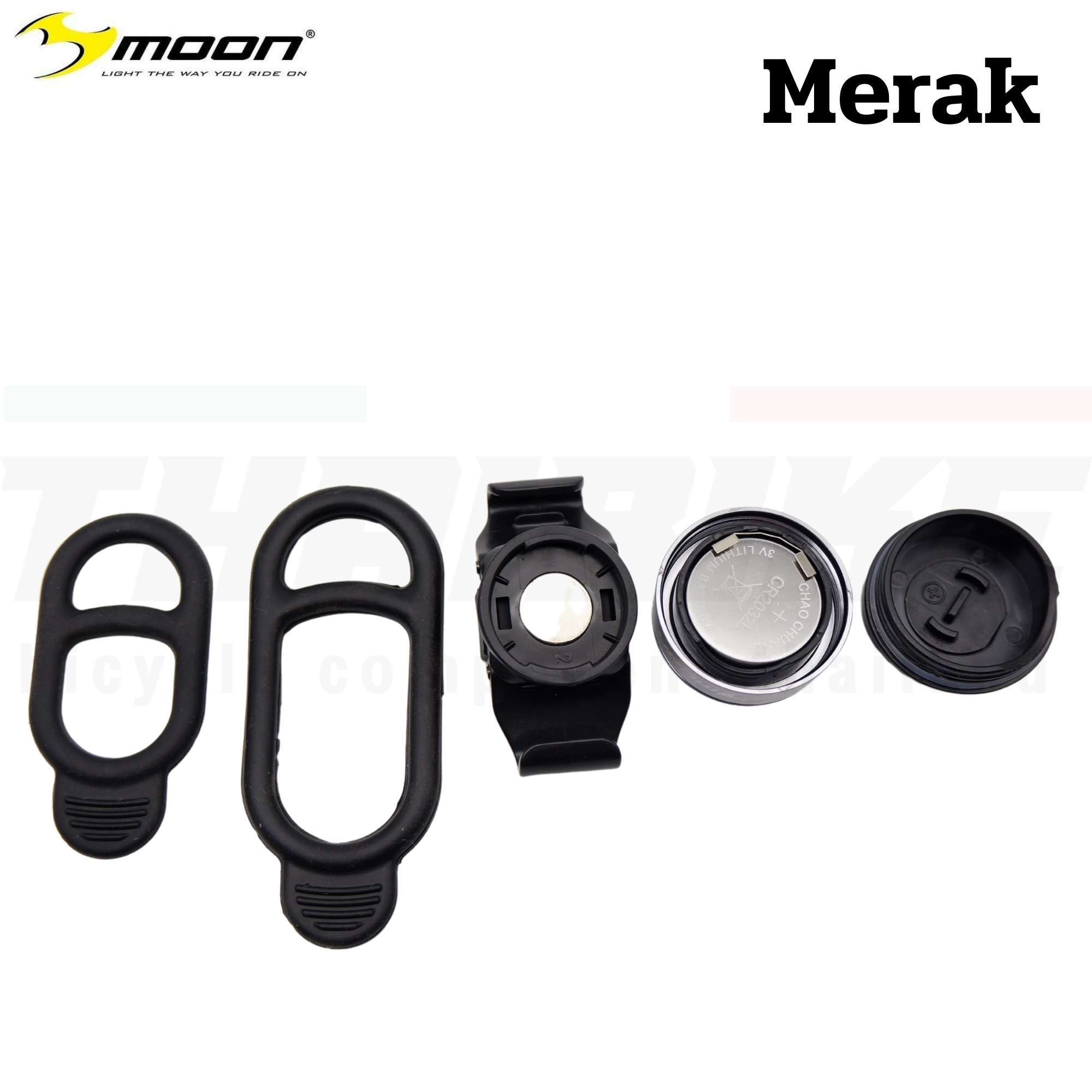 ไฟหน้า ไฟท้ายจักรยานของ MOON MERAK ไฟหน้า ไฟท้าย ไฟชุด