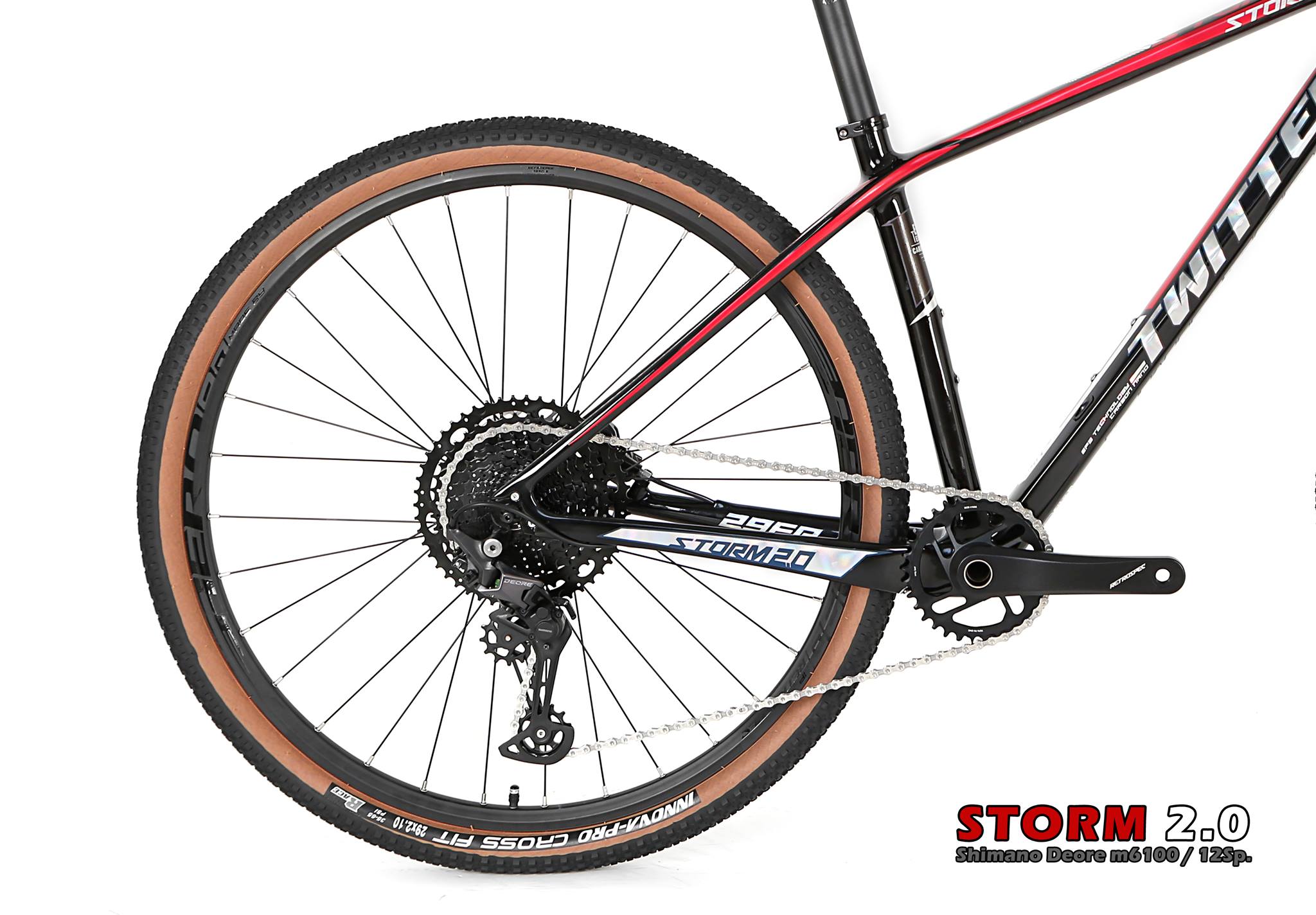 จักรยานเสือภูเขาล้อ 29 นิ้ว TWITTER รุ่น STORM 12Sp. (2021)