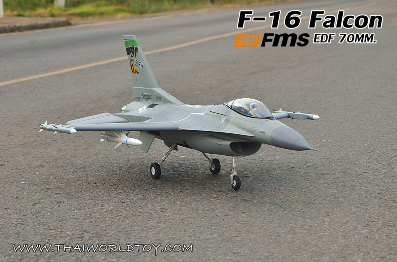 F-16 Fighting Falcon 70MM. FMS+พับล้อ