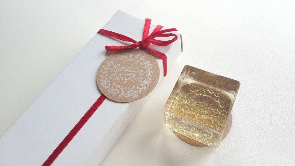 ผลงานออกแบบตรายาง ตราปั๊มใส