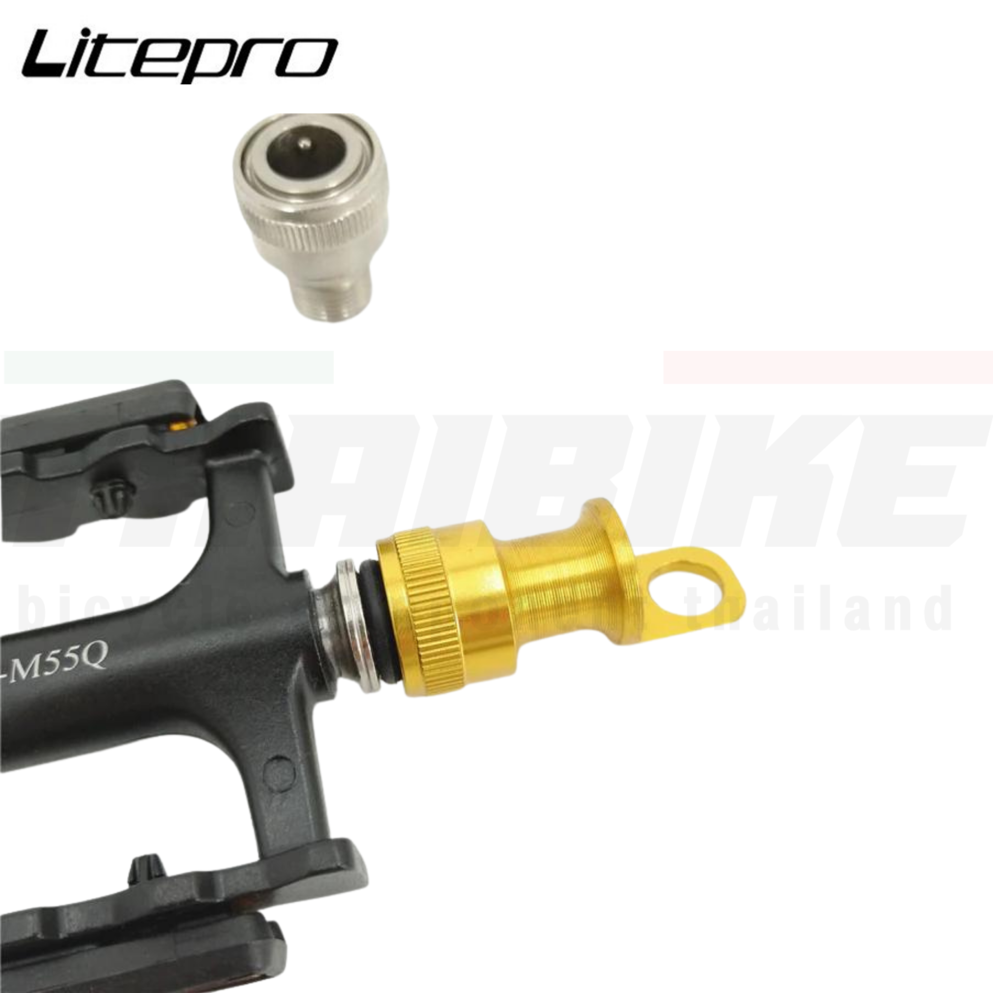 ตัวเก็บบันไดจักรยานแบบปลดเร็ว LITEPRO For Brompton Mks Quick Release Pedal