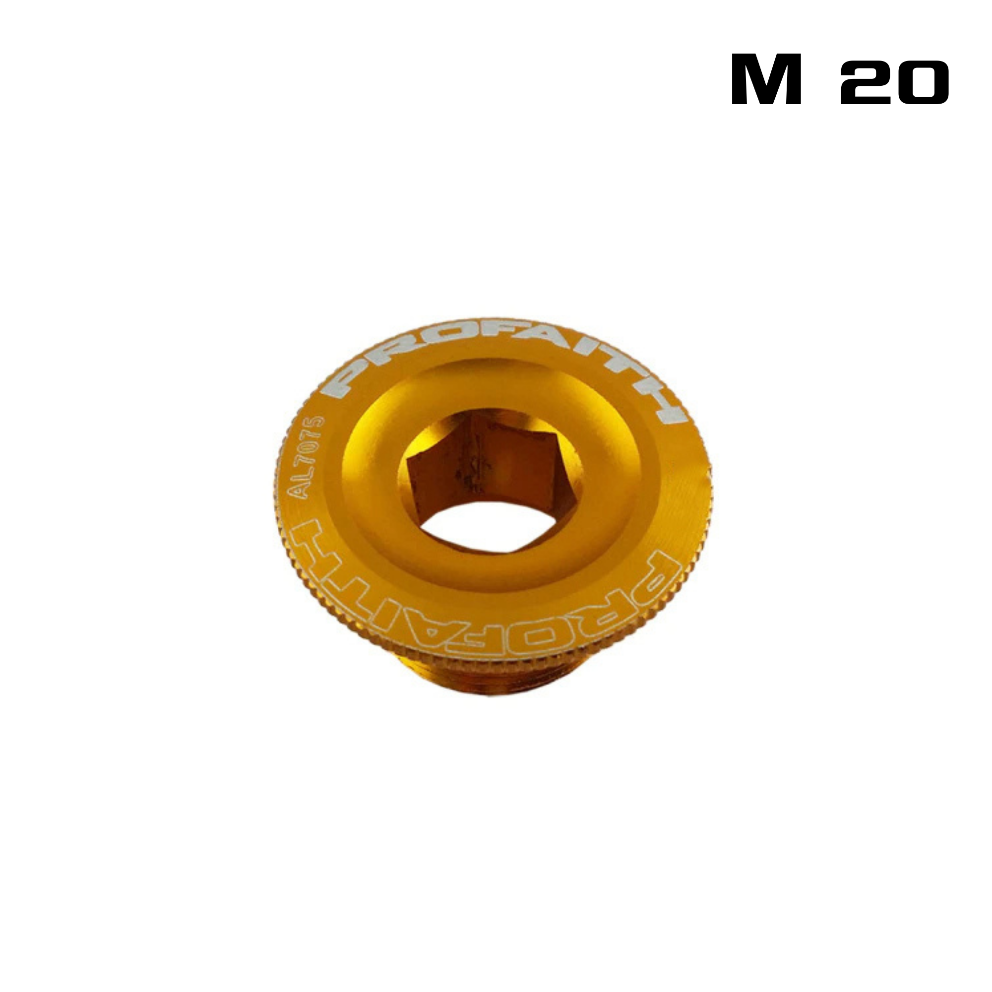 น็อตปิดขาจานจักรยาน PROFAITH M20 M18 Aluminum Alloy