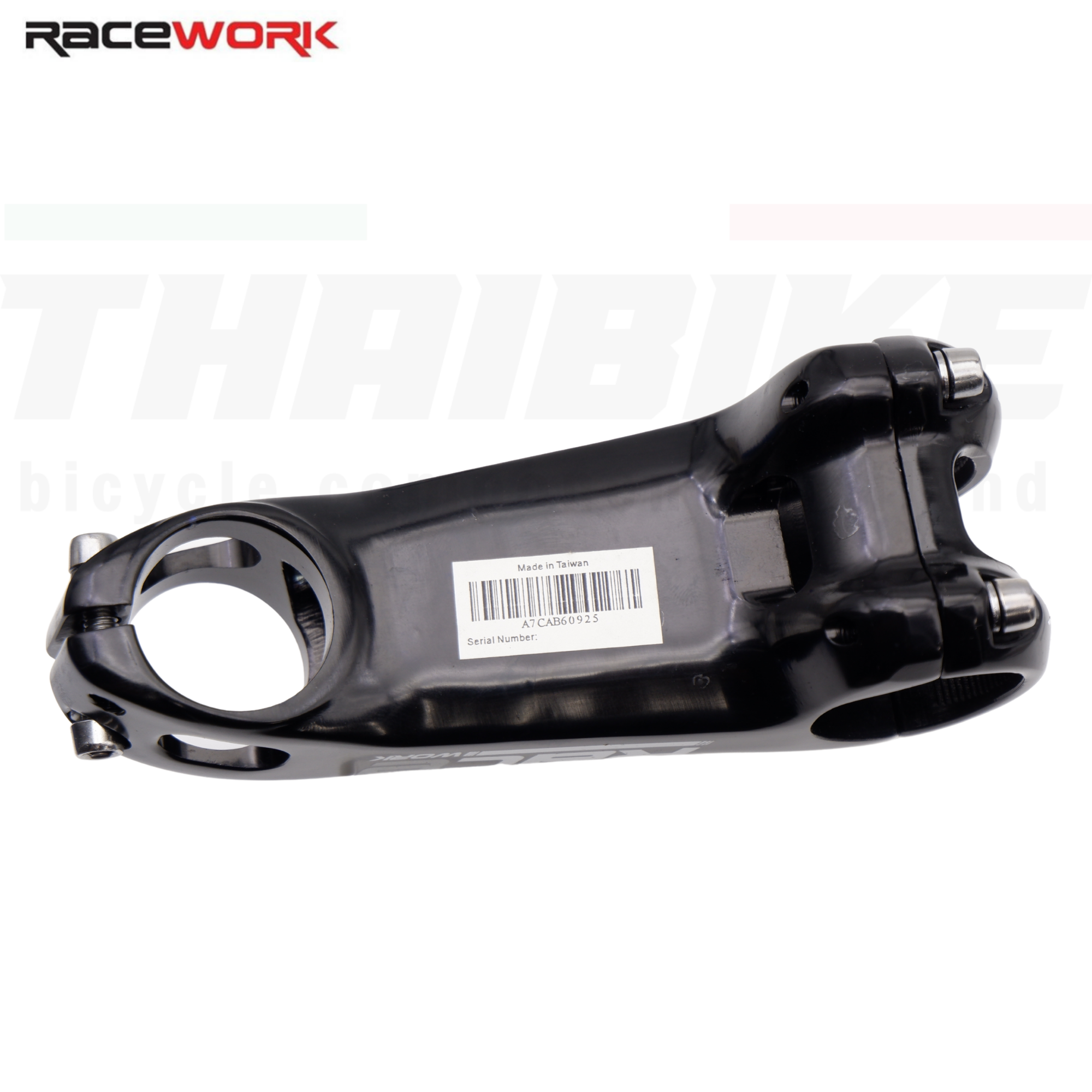 สเต็มอลูมิเนียมใส่จักรยาน เสือภูเขา เสือหมอบ ขนาด +-20 องศา RACEWORK 80 90 100mm