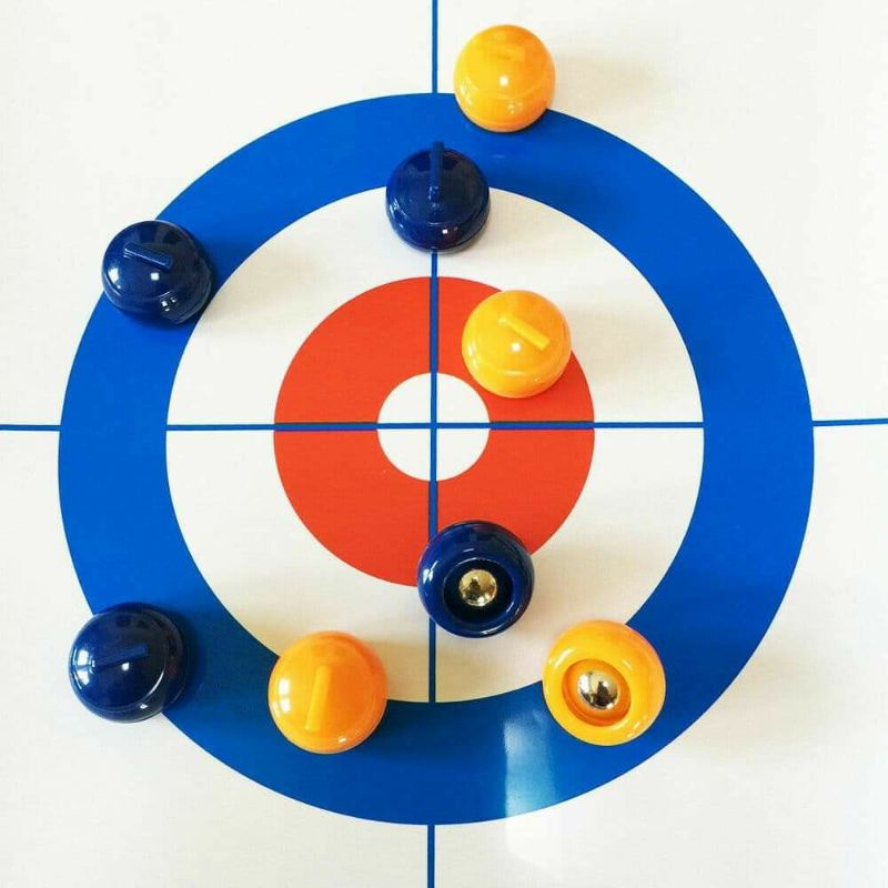 Curling Tabletop Game เกมปาเป้า เกมสไลด์ให้ตรงเป้า เกมครอบครัว พร้อมส่งจากไทย
