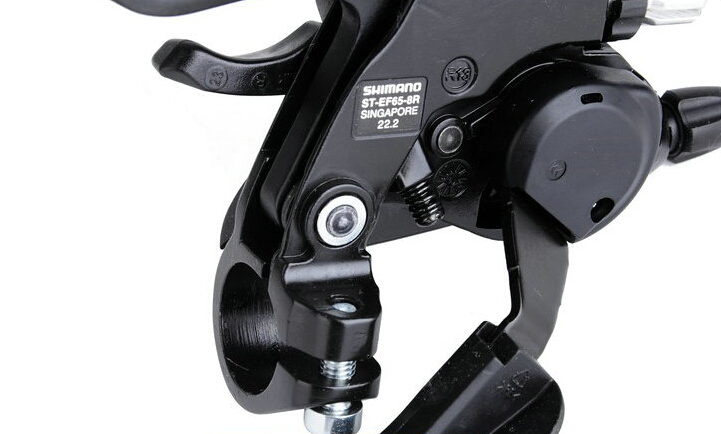 ของแท้ มือเกียร์จักรยาน SHIMANO ACERA, 21-SPD, STEF65-7, R/L, สีดำ ซ้ายและขวา