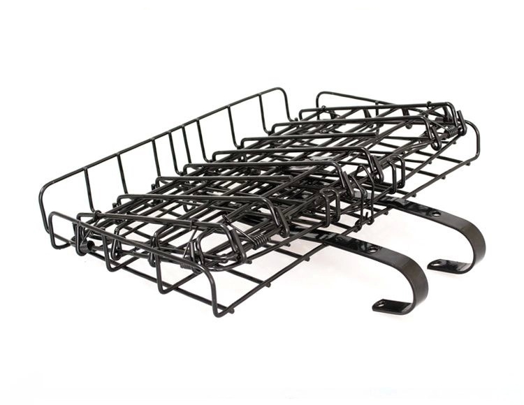 ตะแกรงหน้าอลูมิเนียมแบบพับ ติดข้างได้ ตะแกรงจักรยาน