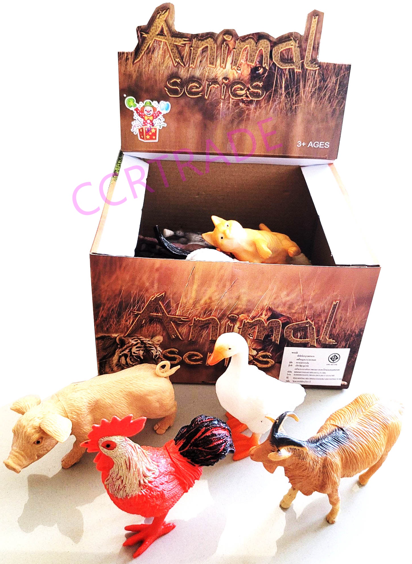 สัตว์ฟาร์มบ้านนาโมเดลกล่อง 20 ซม.