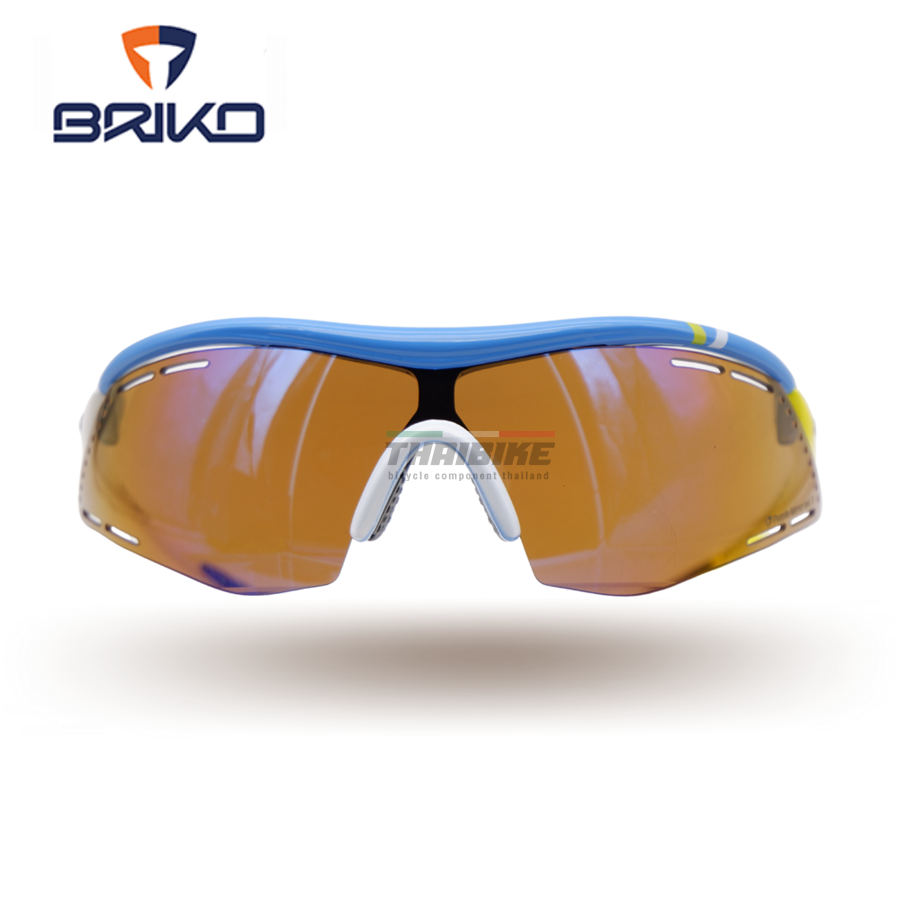 แว่นตากันแดดปั่นจักรยาน BRIKO ENDURE PRO TEAM 2 LENSES (Made in Taiwan)