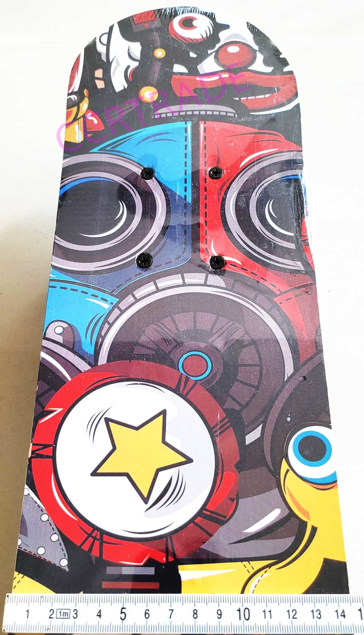 สเก็ตบอร์ดเด็กสุดเท่ คละลาย 15x59.5 ซม.(1x3)