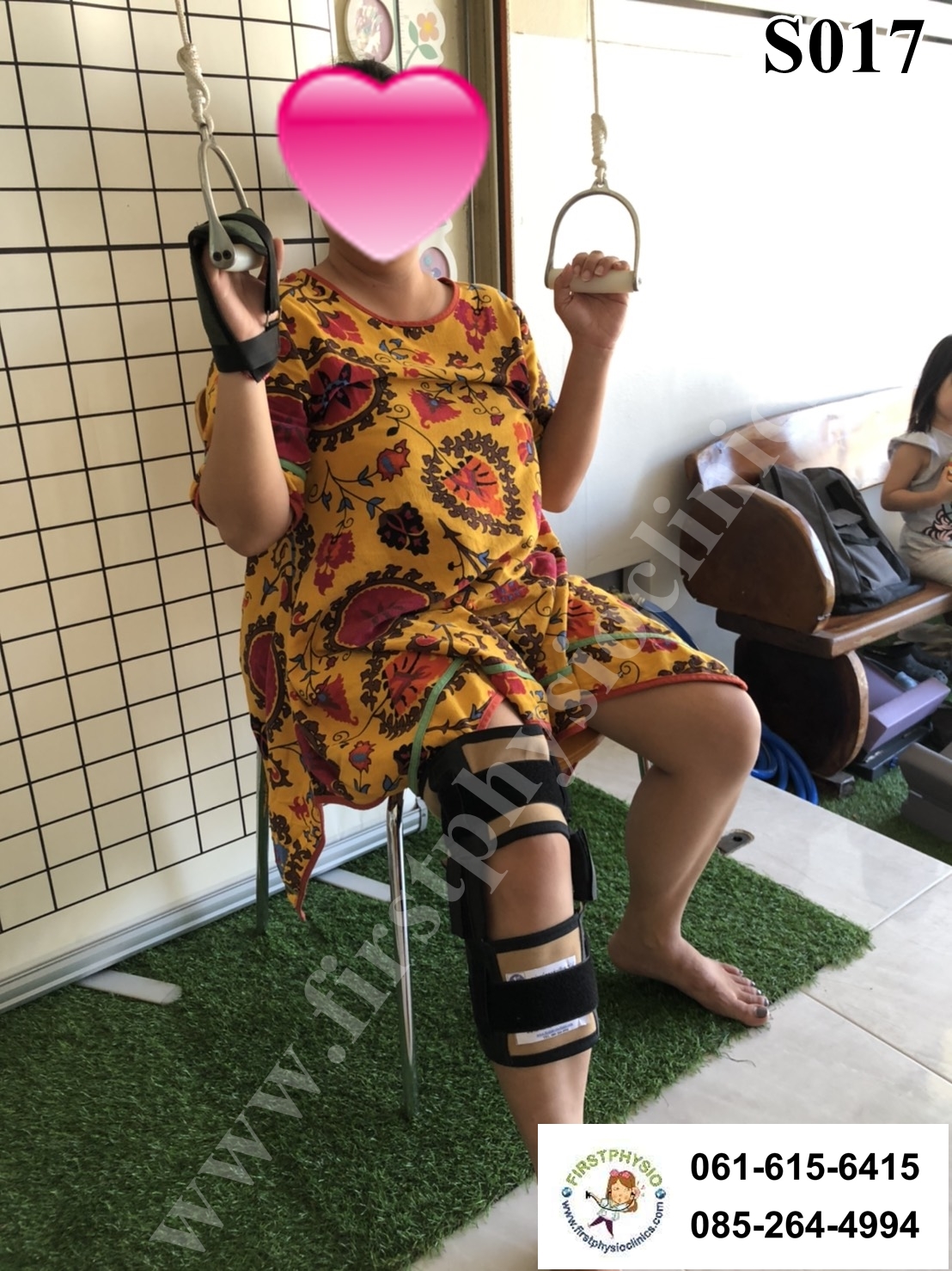 อุปกรณ์พยุงเข่าปรับองศาได้แบบสั้น/ประคองเข่าปรับมุม/พยุงเข่าแกนอลูมิเนียม Hinge Knee Support