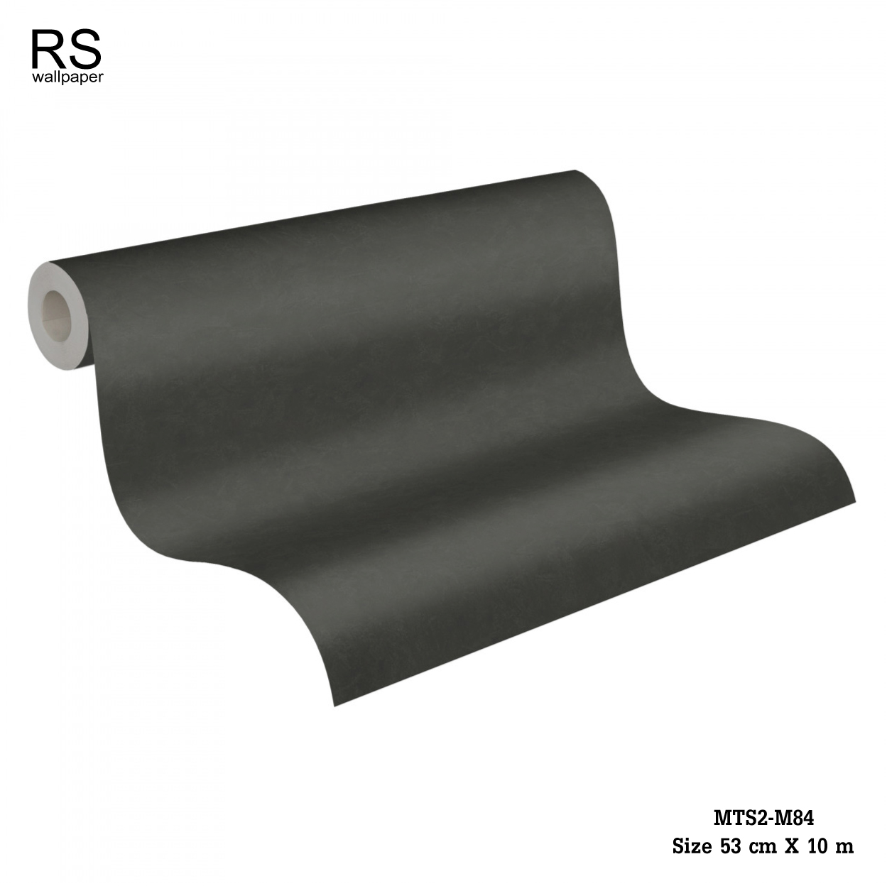 วอลเปเปอร์ ลายปูนเปลือยสีดำ MTS2-M84