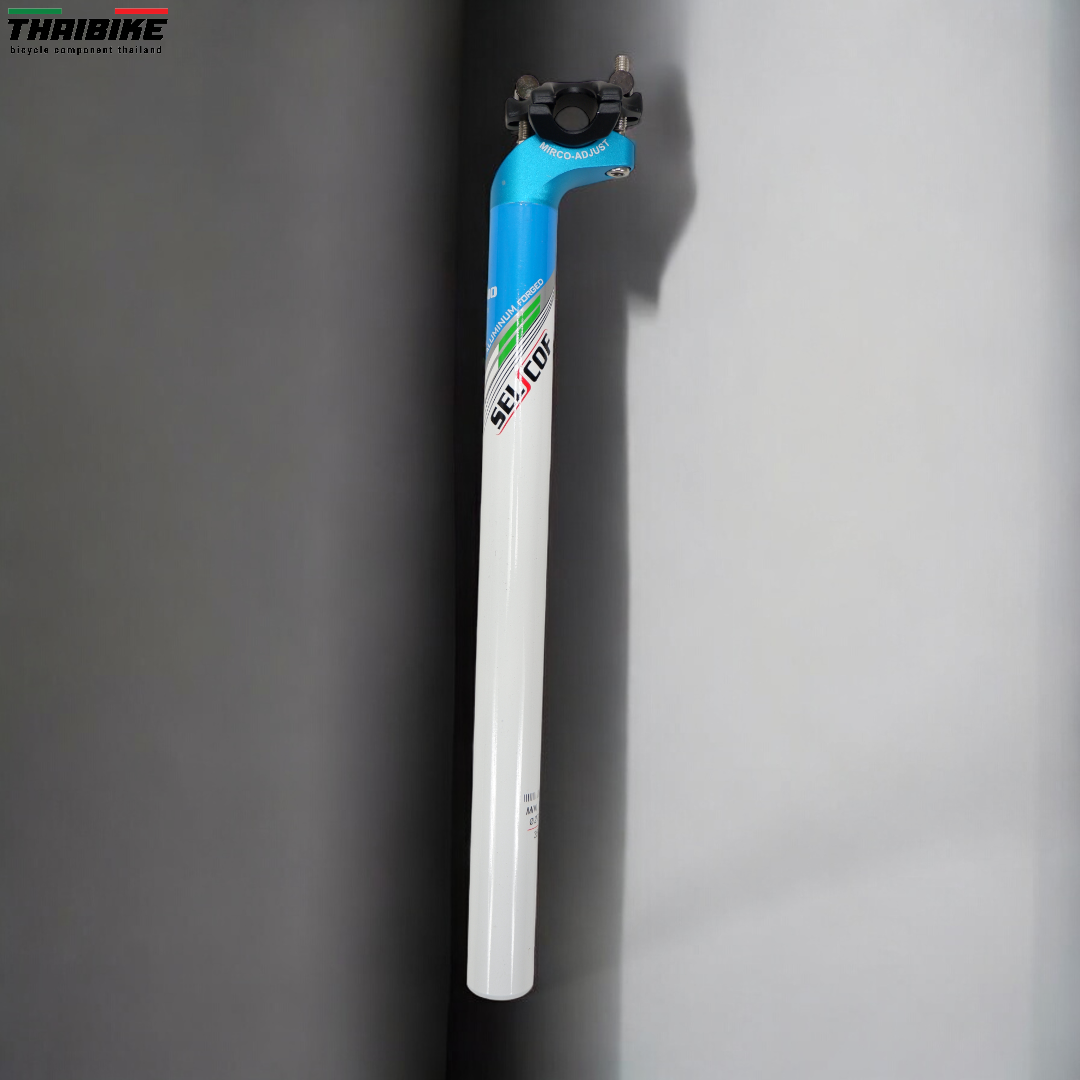SELCOF Aluminum Seatpost หลักอานอลูมิเนียม เยื้องหลัง ขนาด 27.2x350มม.