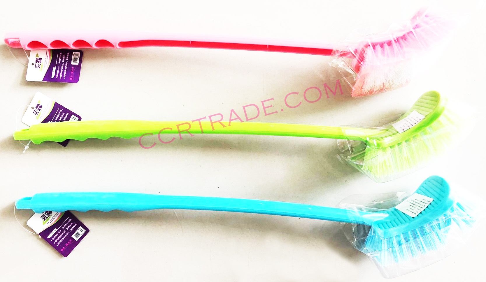 แปรงขัดห้องน้ำสีหวาน PT เหลี่ยม 52 ซม.(งานสวย)
