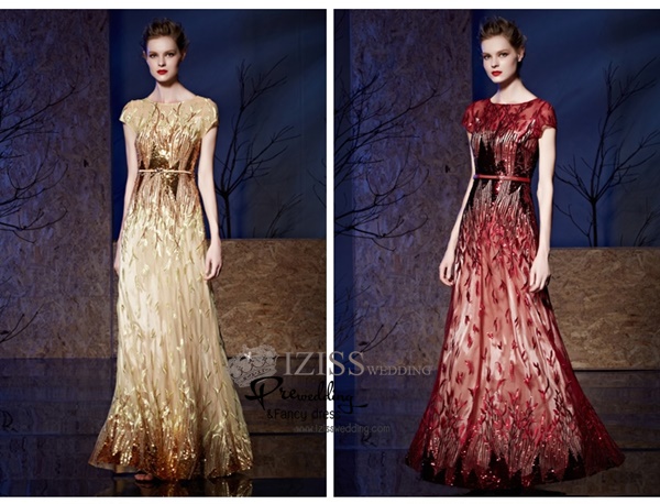 T026 **พรีออเดอร์เดรสชุดเลื่อมสีแดง สีน้ำเงิน สีทอง**ชุดราตรียาวเลื่อมทั้งชุด แขนสั้น เล่นดีเทลซีทรูช่วงอกและแขน แต่งเลื่อมไม้ลายกิ่งไม้ เข้ารูปช่วงเอว กระโปรงทรงปล่อย สวยงามหรูหราไฮโซมากๆ ค่ะ