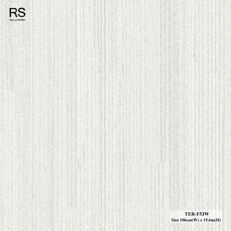 วอลเปเปอร์สีขาวแทรกสีเทา TER-F53W