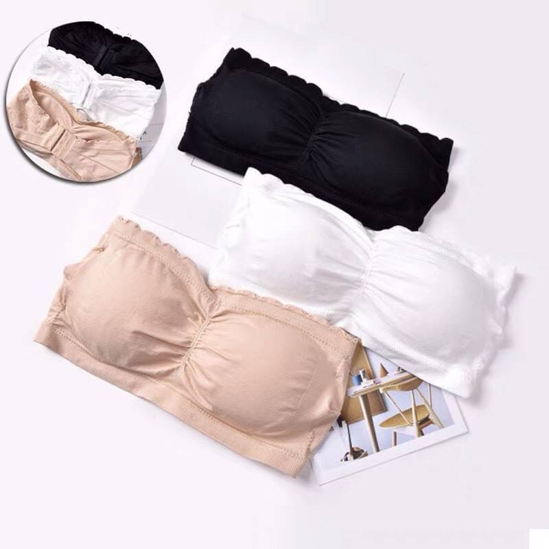 BLS✿NB051 เกาะอกผ้าทอตะขอหลัง