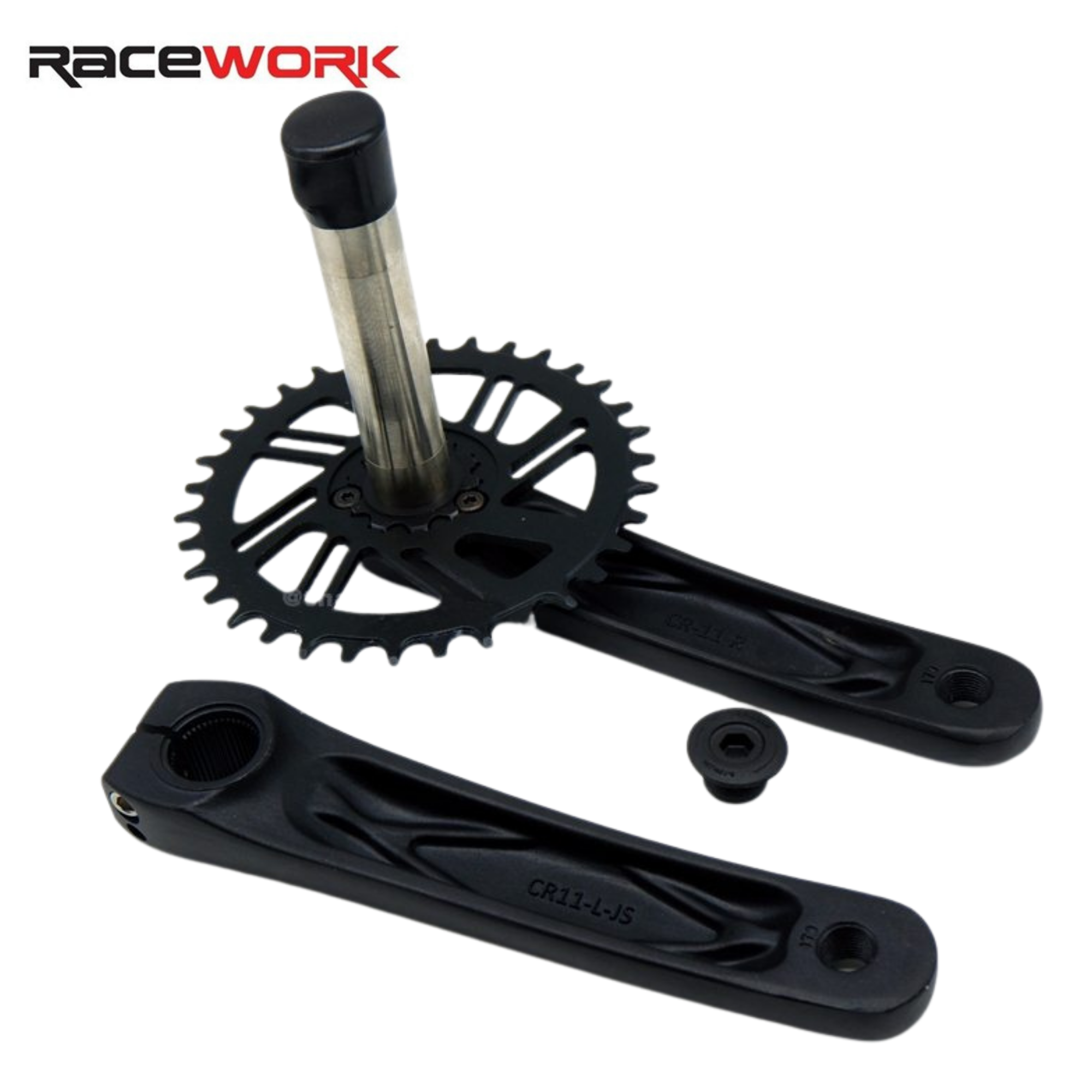 ชุดขาจานจักรยานเสือภูเขา พร้อมกะโหลก RACEWORK NX1 7000 II Axis Bicycle Crankset