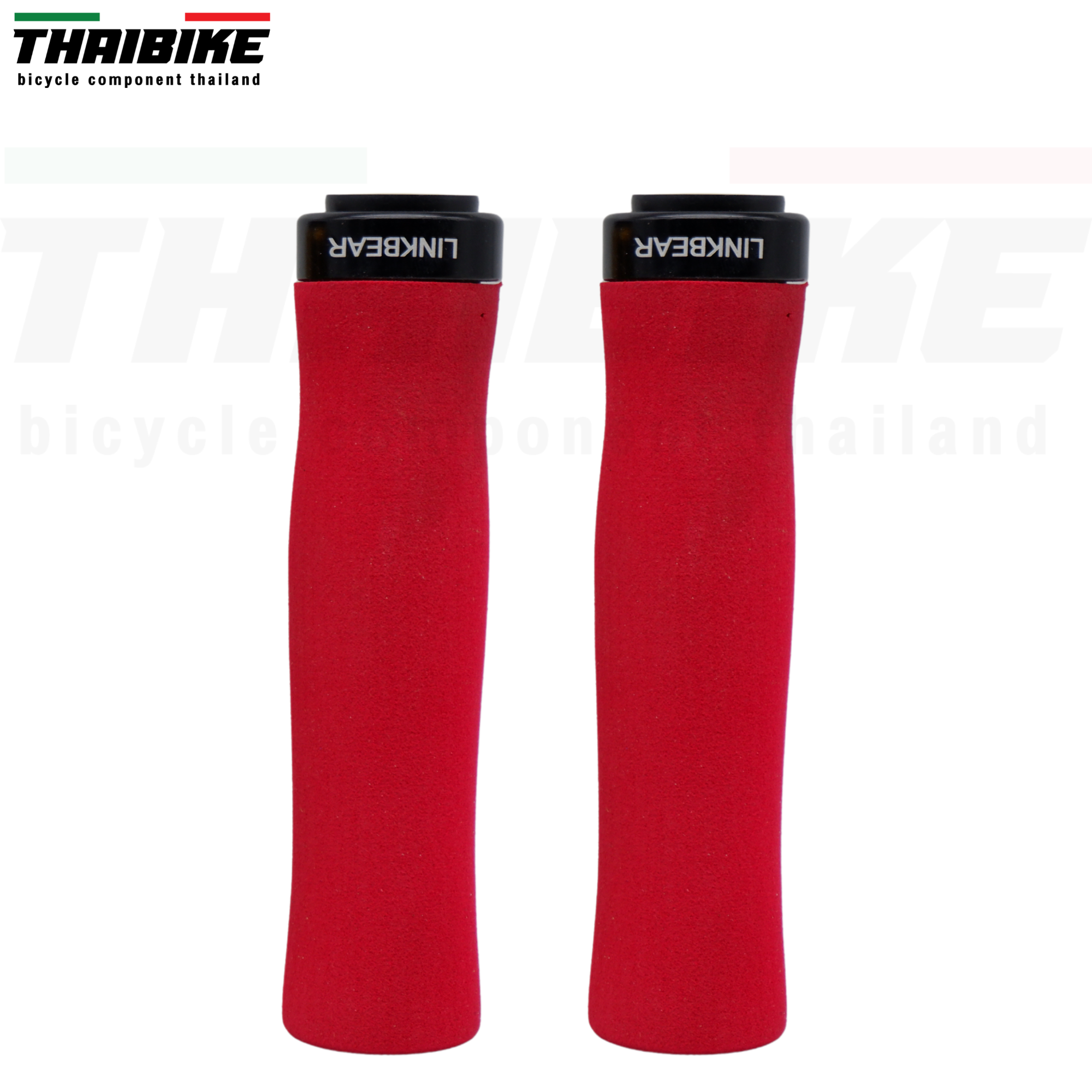 ปลอกแฮนด์จักรยานโฟม LINKBEAR แบบมีตัวล็อคปลายแฮนด์ THAIBIKE