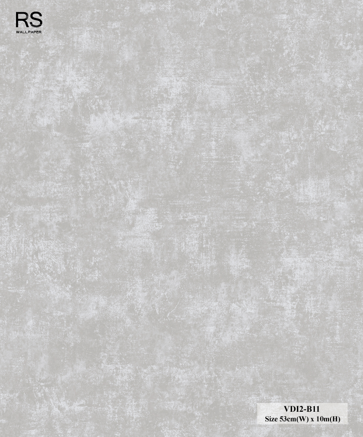 วอลเปเปอร์ลายปูนเปลือย สีเทา VDI2-B11