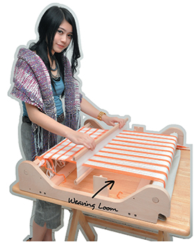 เครื่อทอไหมพรม Rigid Heddle Tabby Loom